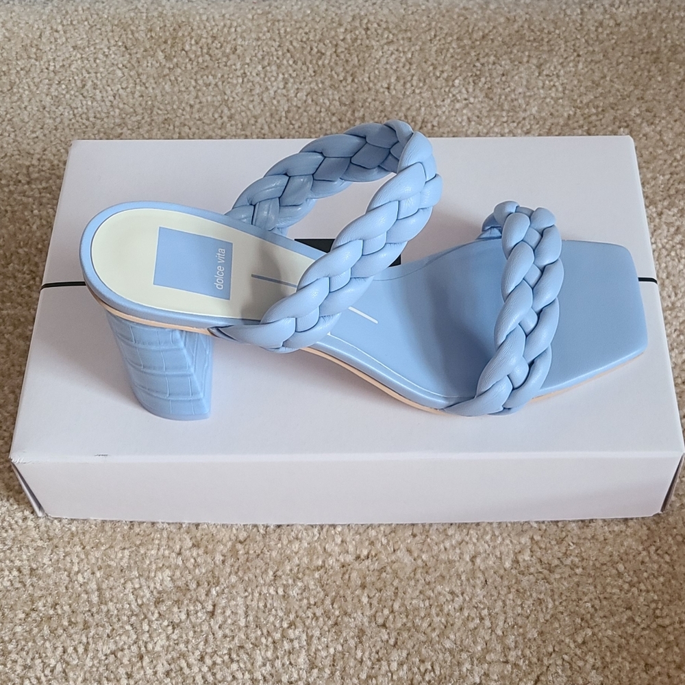 Dolce Vita size 8 powder blue paily slide sandals
